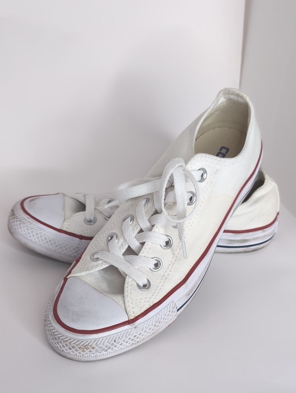 Converse White Low-Top Sneakers